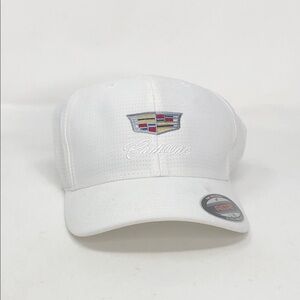Travis Matthew Nassau White Cadillac GM Flex Fit Hat - Size  L/XL